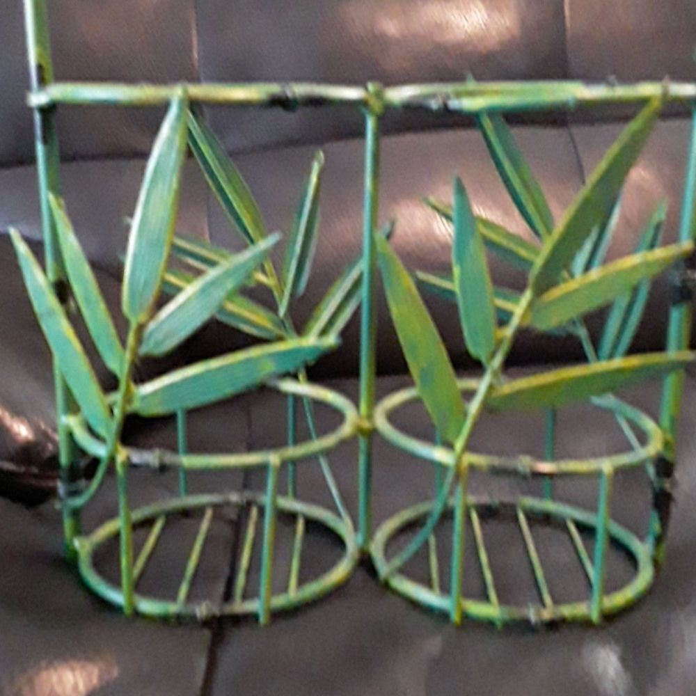New without tag 2 Bottle Bamboo Holder - Picture 2 of 3